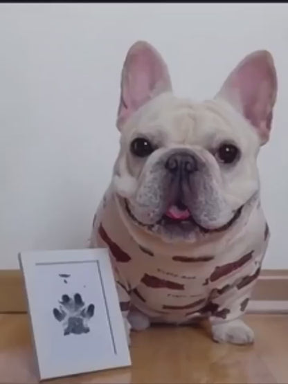 Kedi Köpek Pati İzi Fotoğraf Çerçevesi Seti